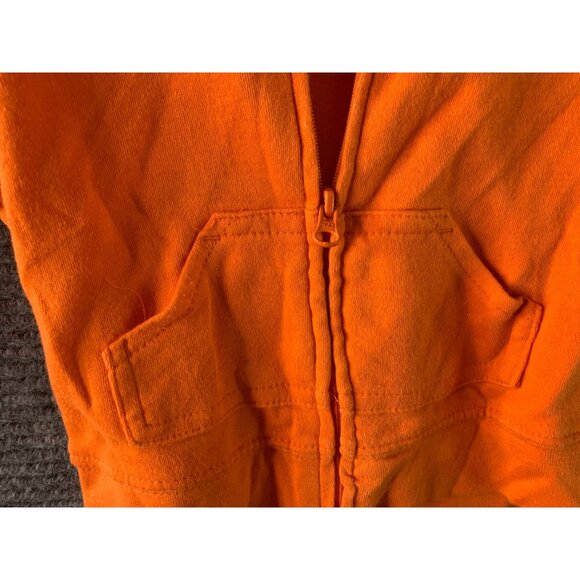 Small Wonders Infant Baby 6 9 Months Long Sleeve Zip Up Jacket Coat Pumpkin Hall - Picture 4 of 6